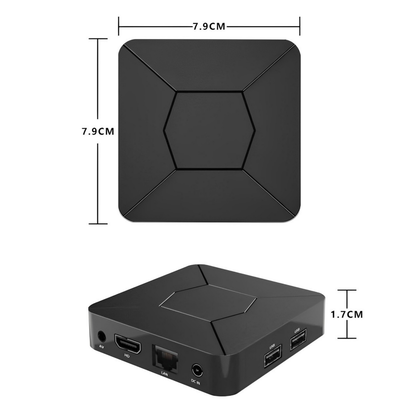 Centro Multimedia 4K TarQoo Cinema Hub (Android 10, Wi-Fi 5G)
