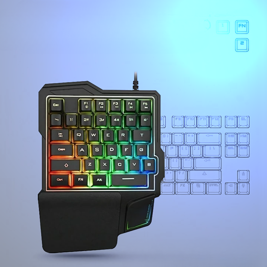 Keypad Gamer Profesional TarQoo ClutchPad (Mecánico, RGB)